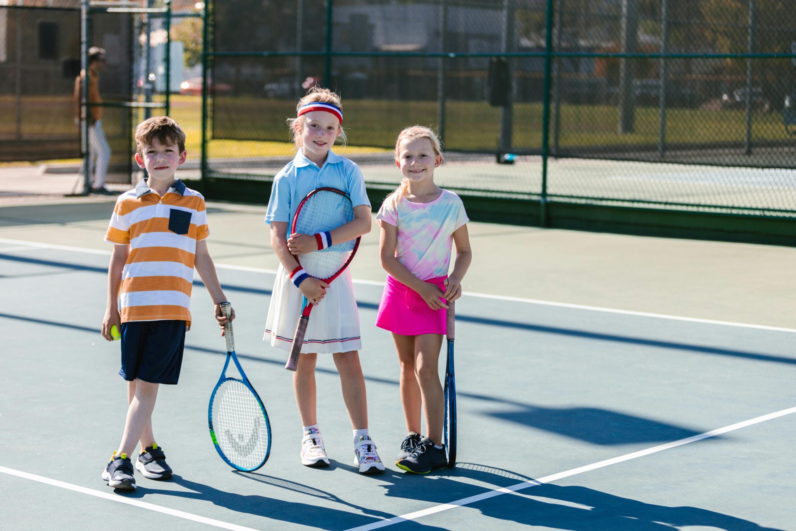Kids Tennis Action